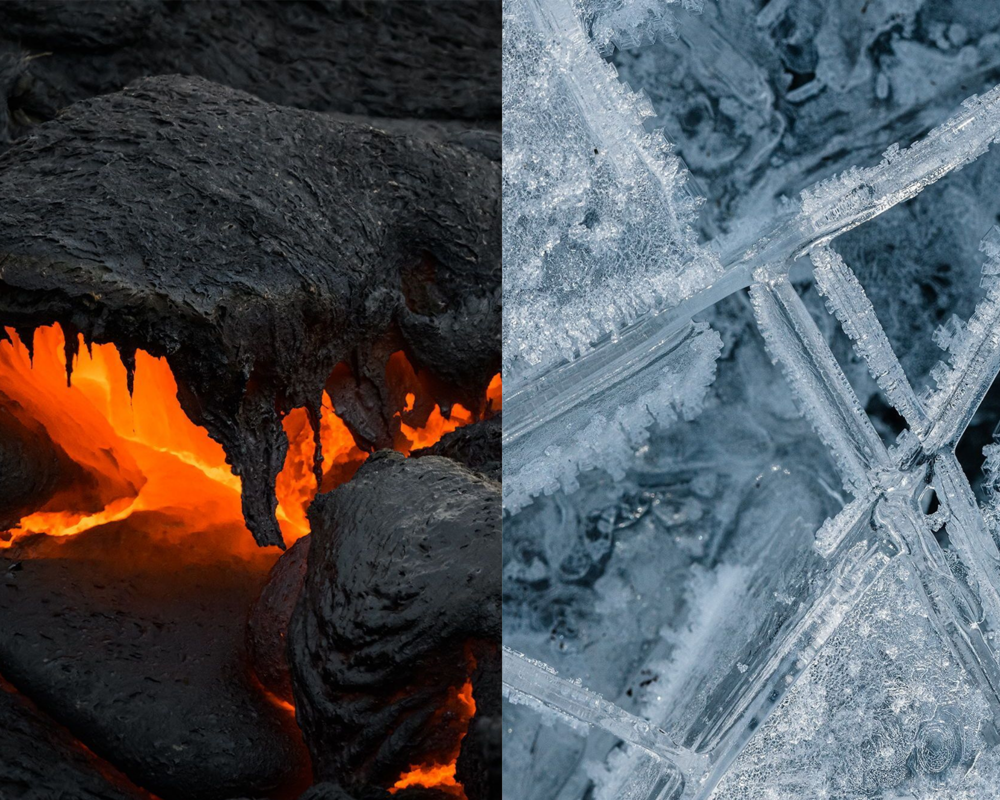 A láva és a jég szépsége egy fotós szemével