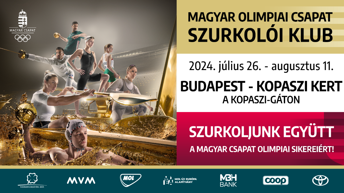 Szurkolj olimpiai bajnokokkal a Kopaszi-gáton!