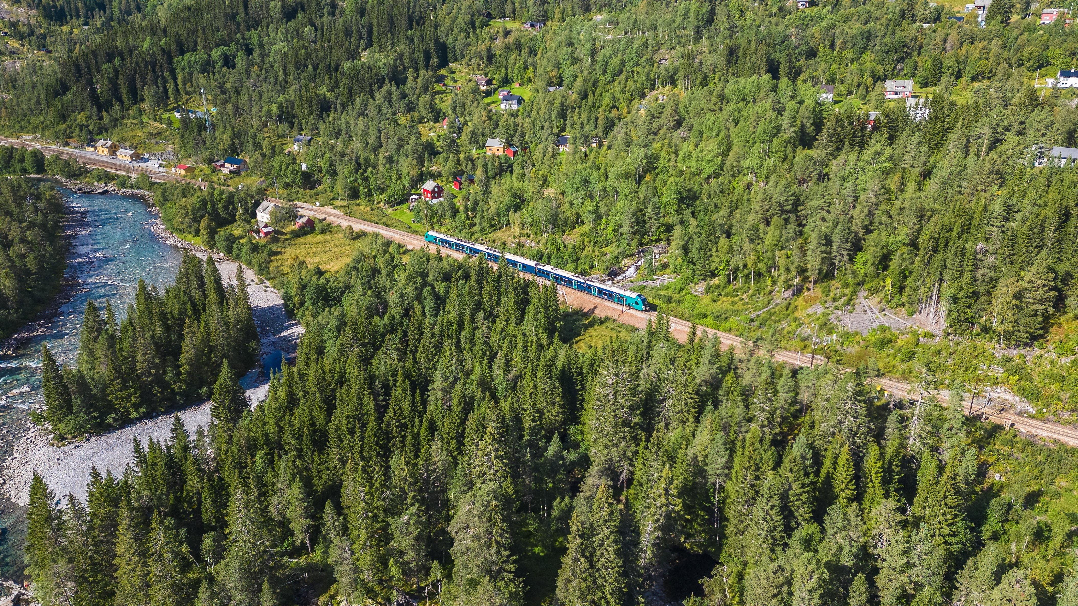 Észak-Európa legmagasabban fekvő vasútvonala, aminek alig akad párja